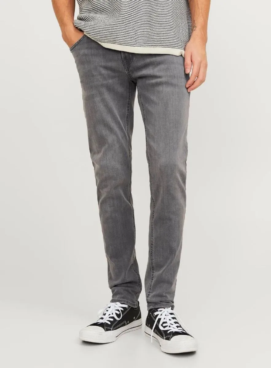 Jack & Jones Jeans Liam Original Skinny Fit Denim Jeans AM 010 Grey