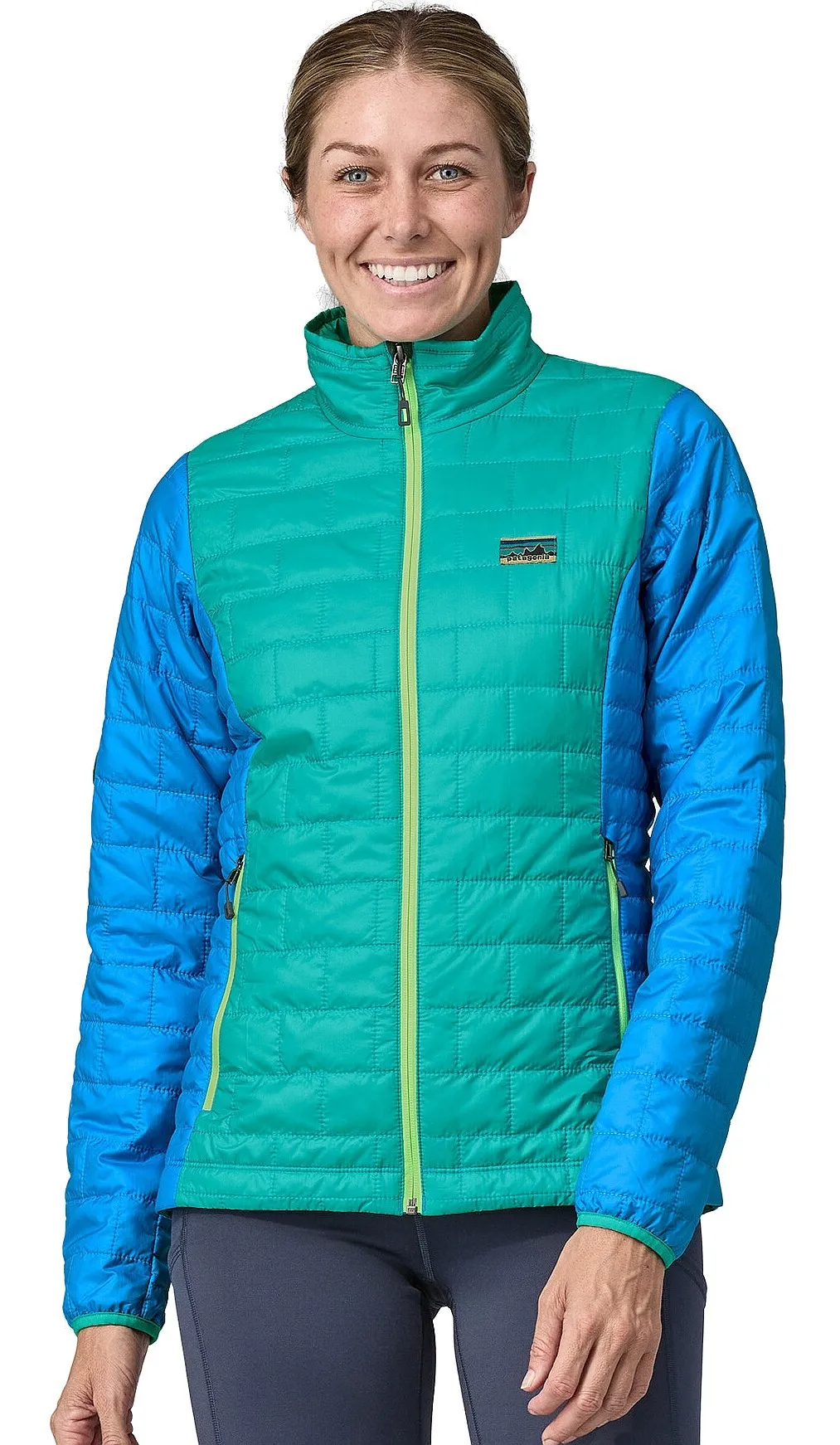 jacket Patagonia Nano Puff - Subtidal Blue - women´s