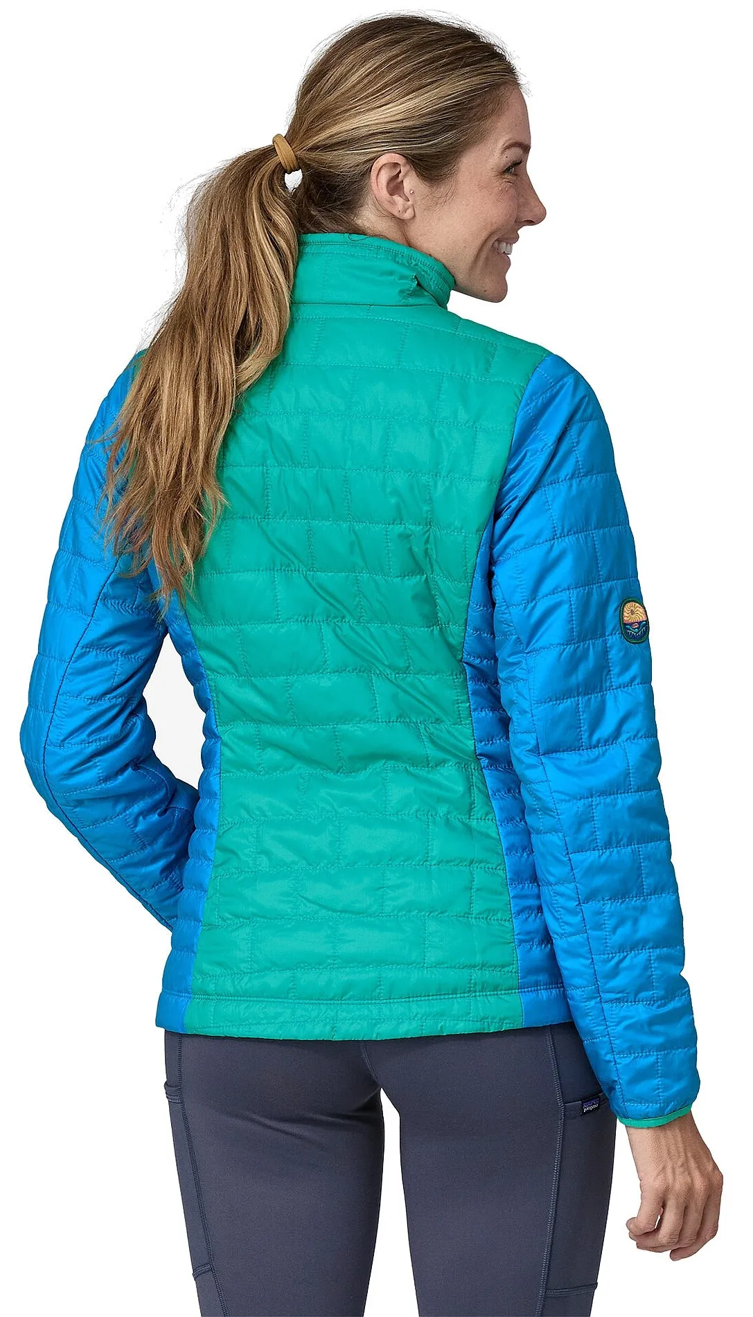 jacket Patagonia Nano Puff - Subtidal Blue - women´s