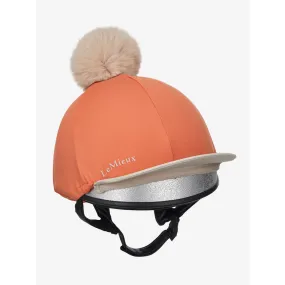 LeMieux Pom Hat Silk Summer 2024 Apricot | Ingatestone Saddlery