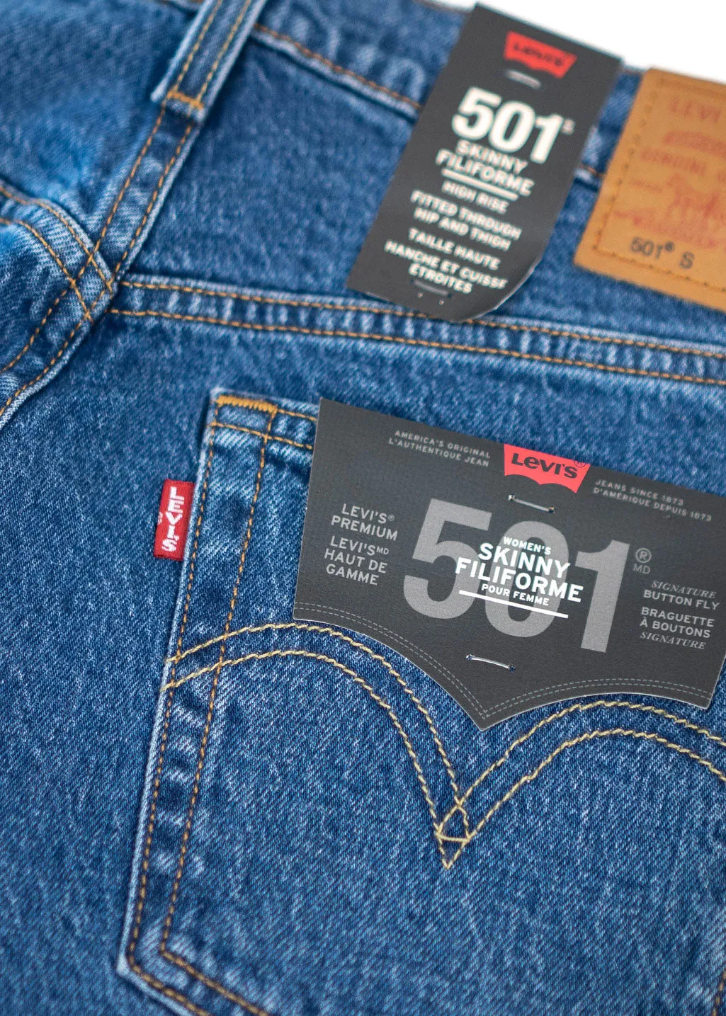 Levi's - 501  Skinny - Jive Night Moves