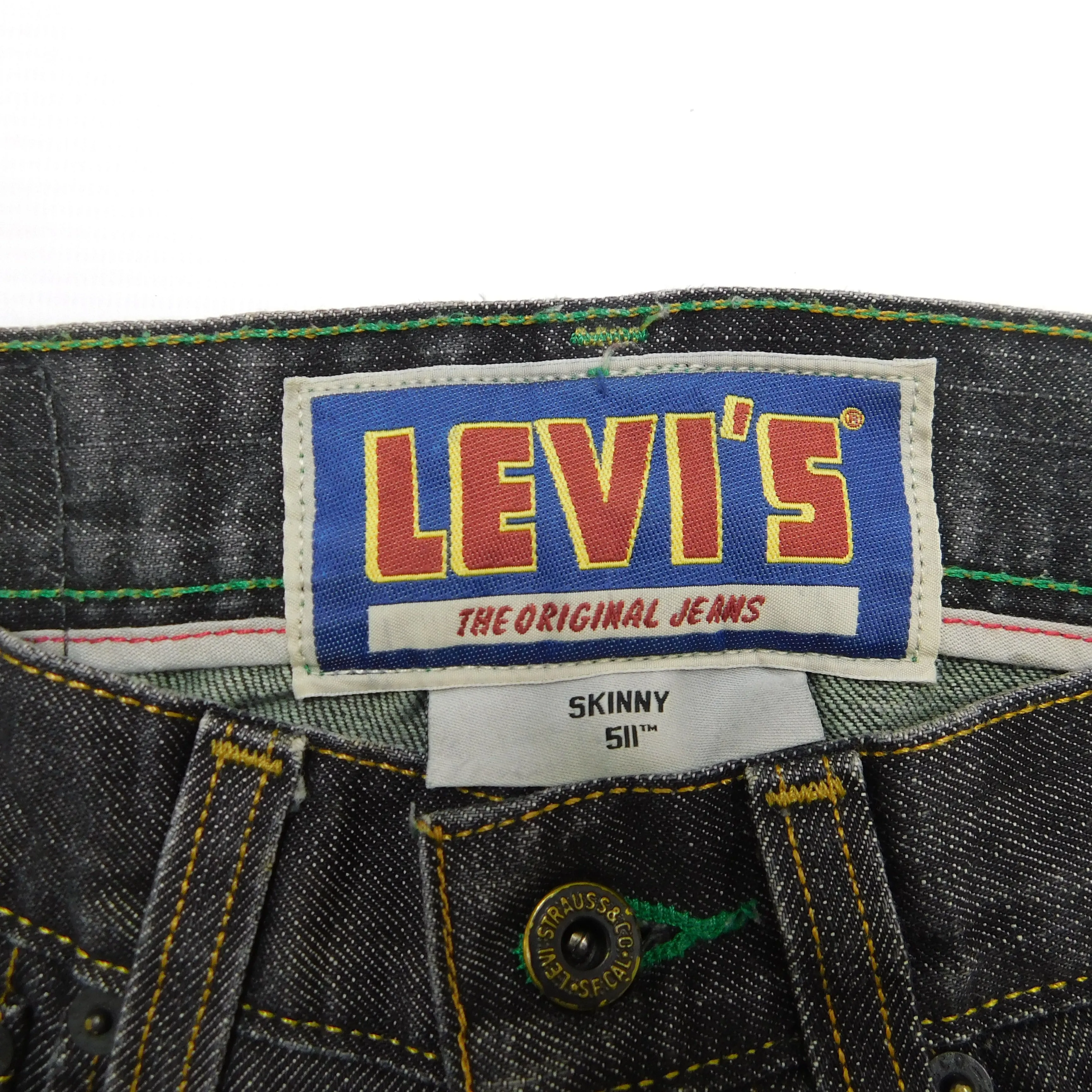 Levi's 511 Natural Grey Skinny Jeans