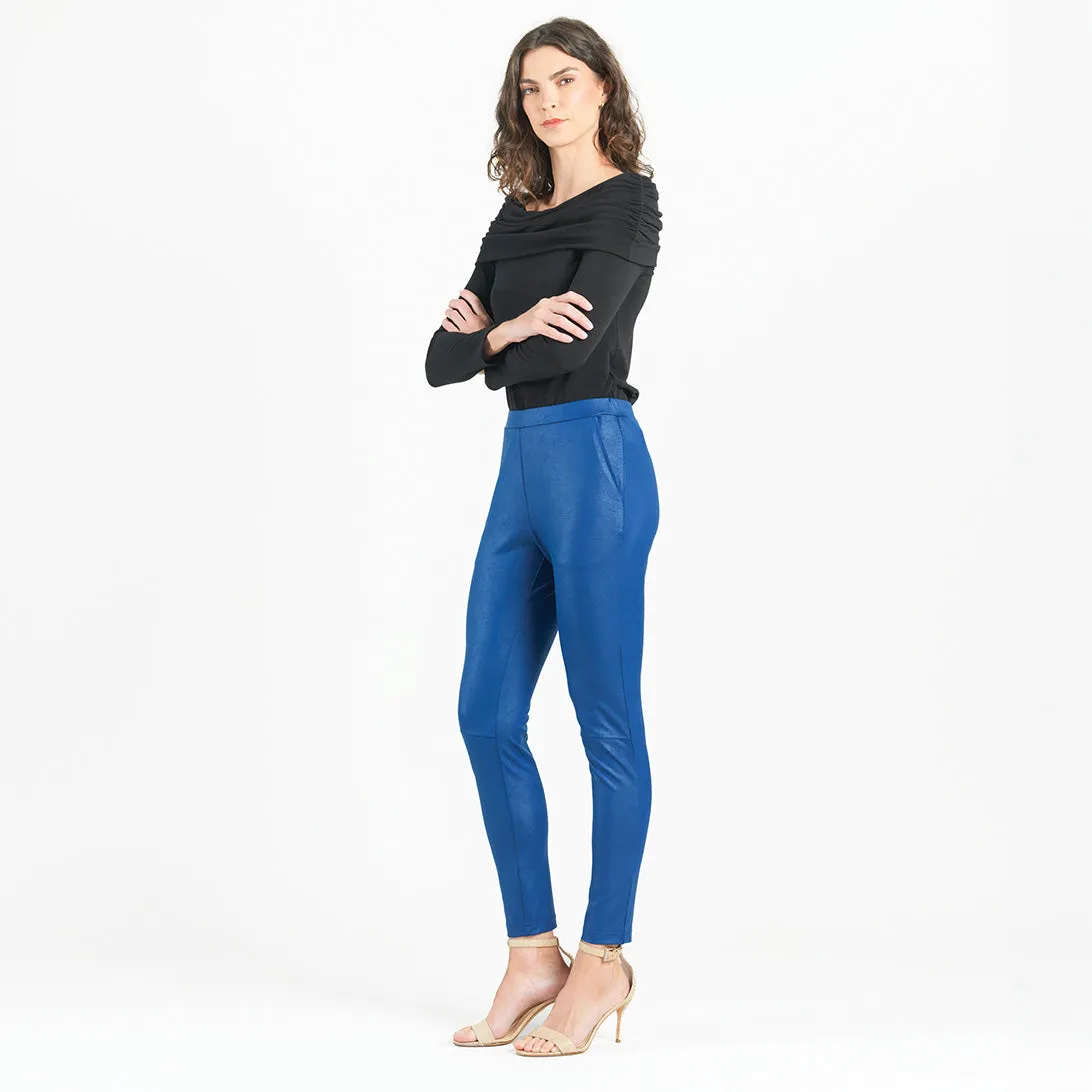 Liquid Leather Signature Skinny Pocket Pant - Cobalt