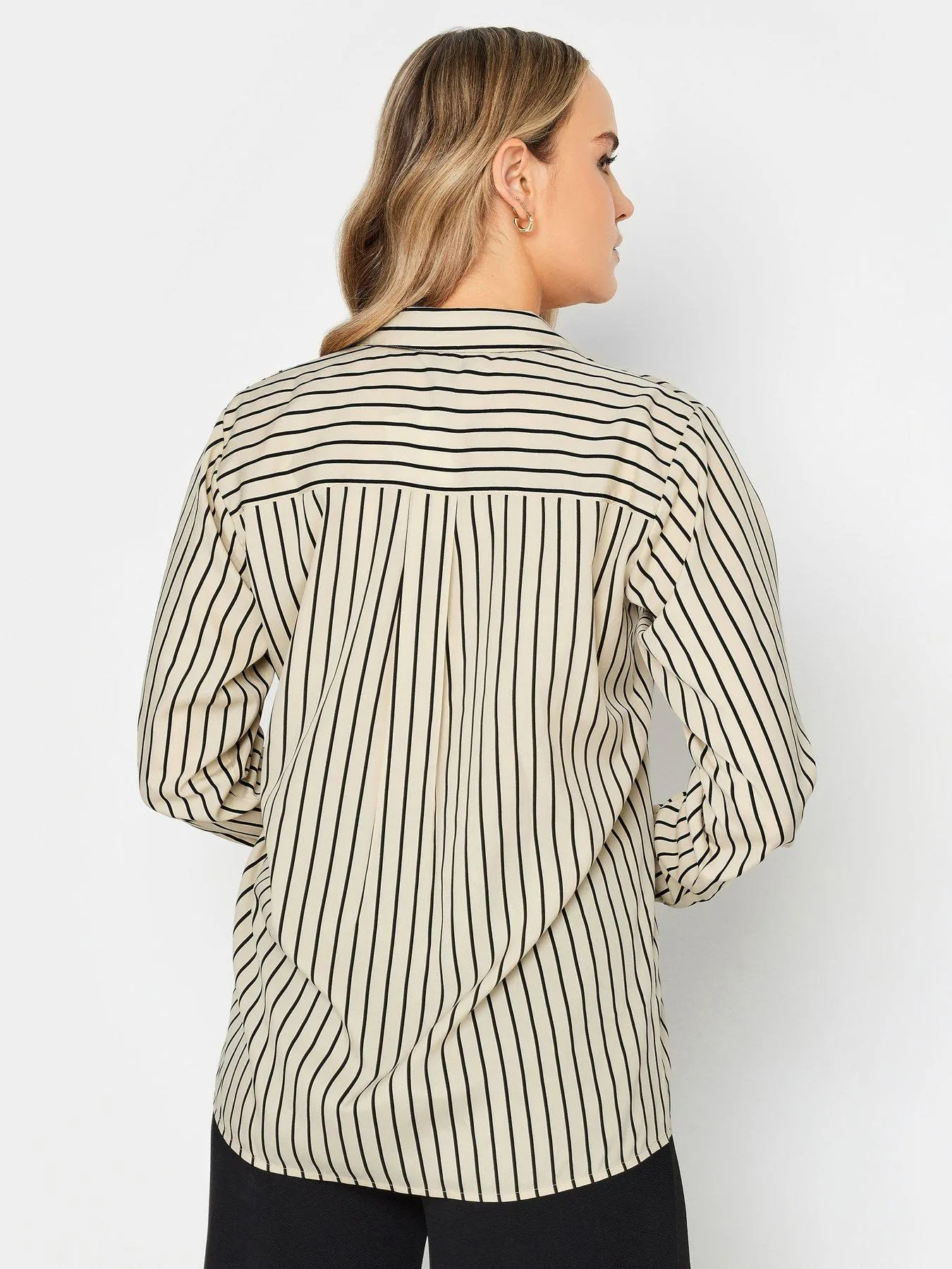 Long Tall Sally Stone Black Stripe Shirt