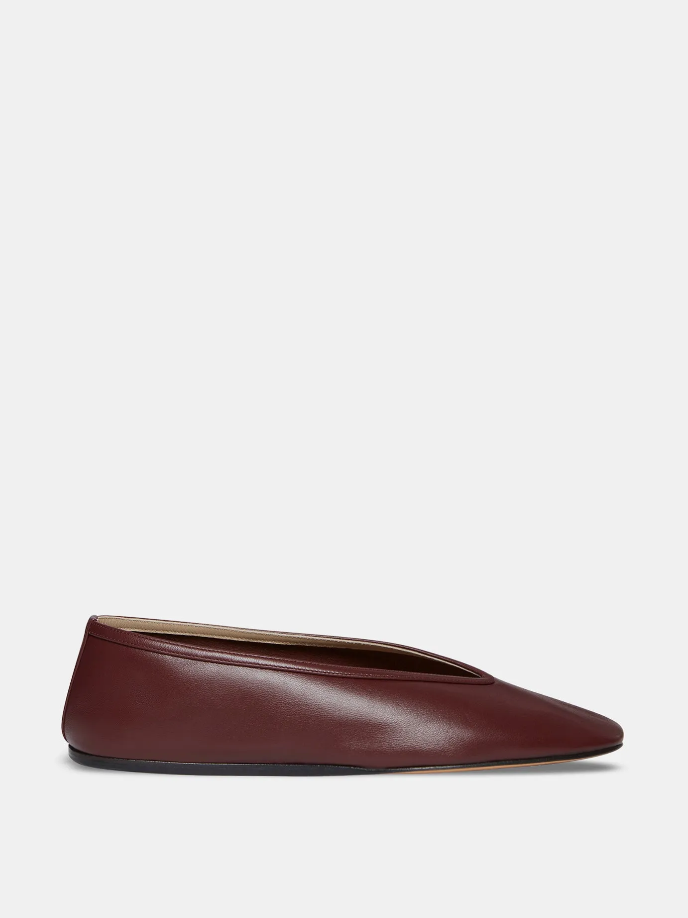 Luna Slipper / Oxblood Leather