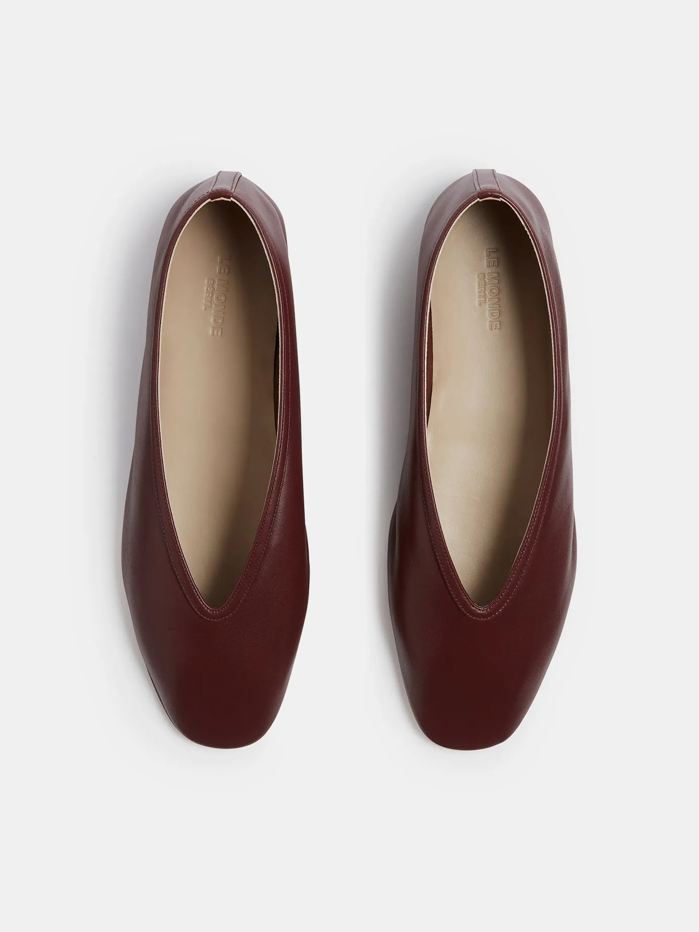 Luna Slipper / Oxblood Leather