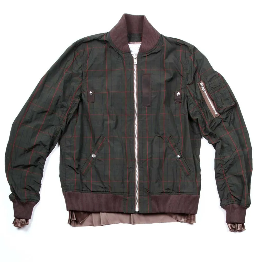 MA-1 Bomber Jacket (Plaid)