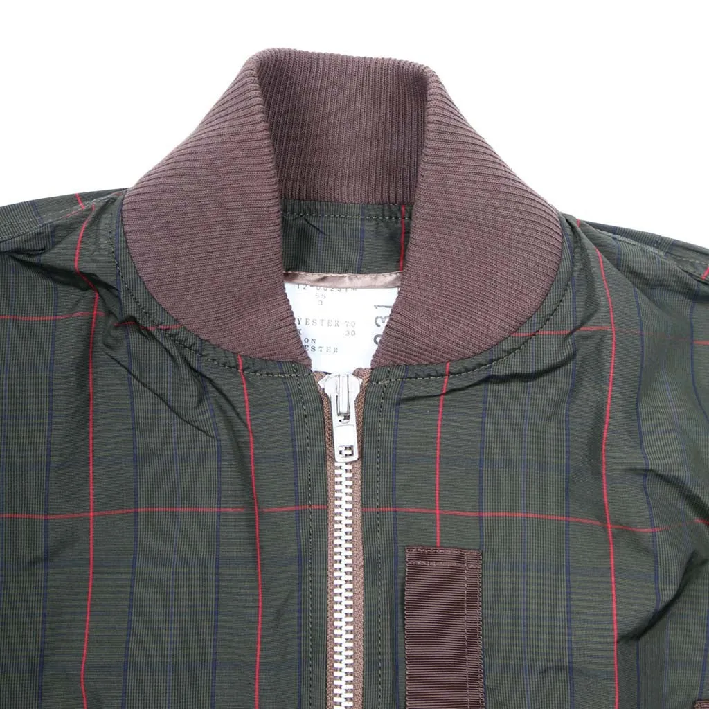 MA-1 Bomber Jacket (Plaid)