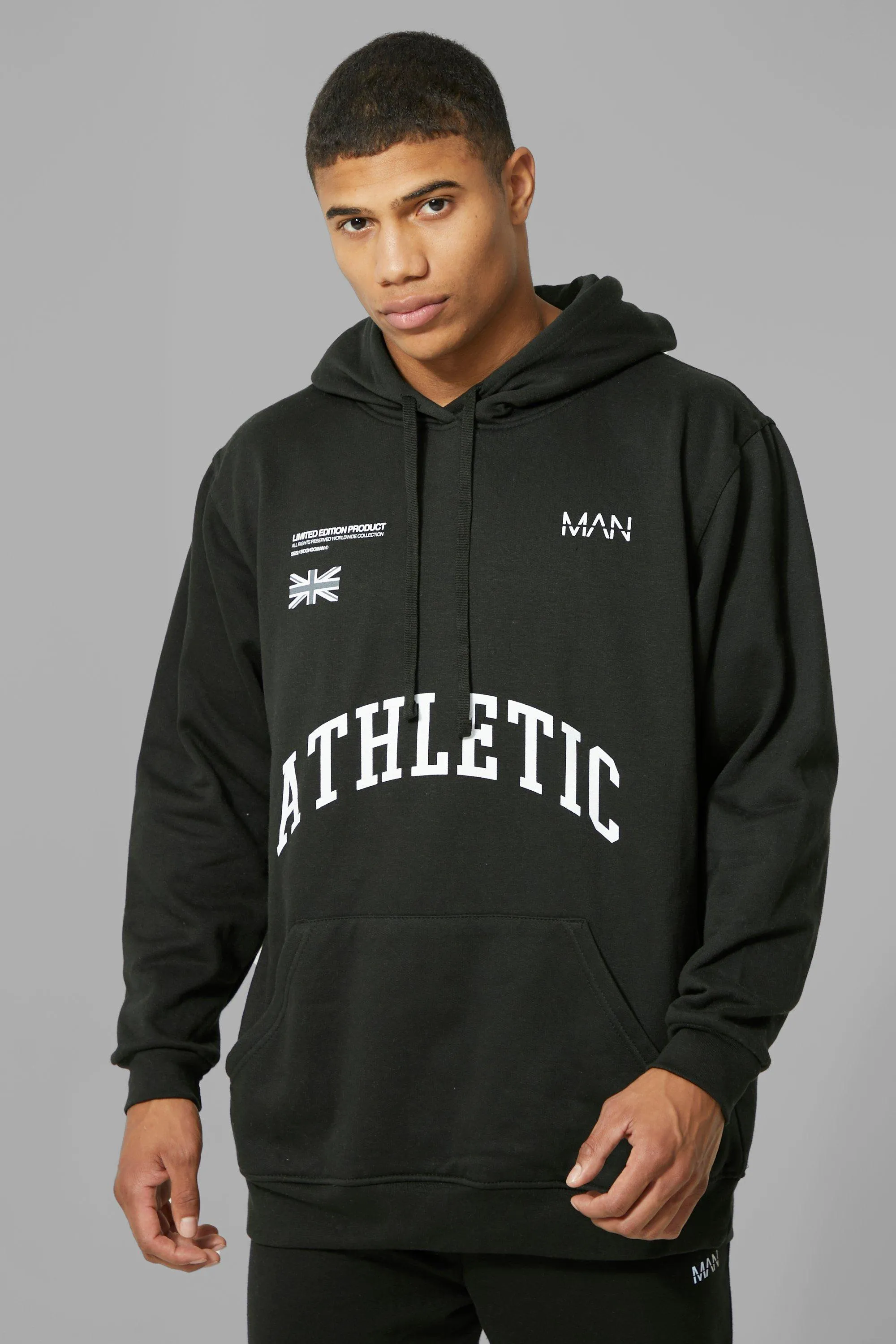 Man Active Athletic Oversized Training Hoodie | boohooMAN UK