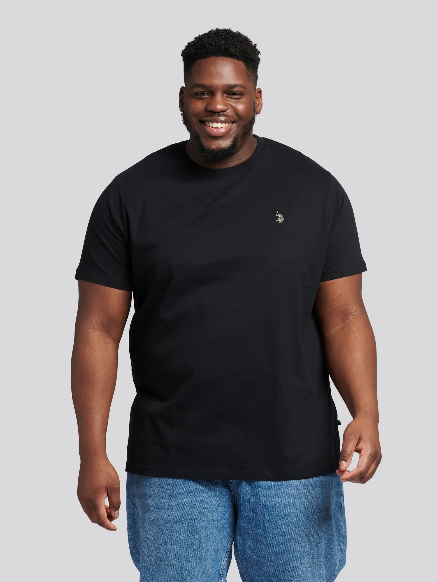 Mens Big & Tall Core T-Shirt in Black