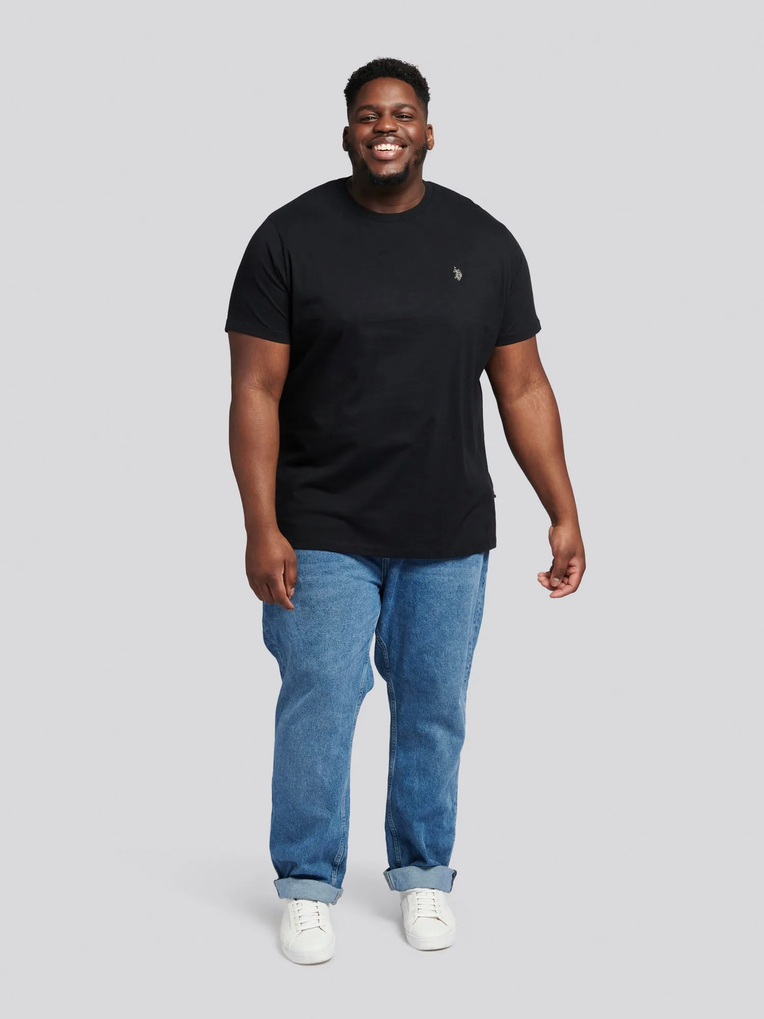 Mens Big & Tall Core T-Shirt in Black