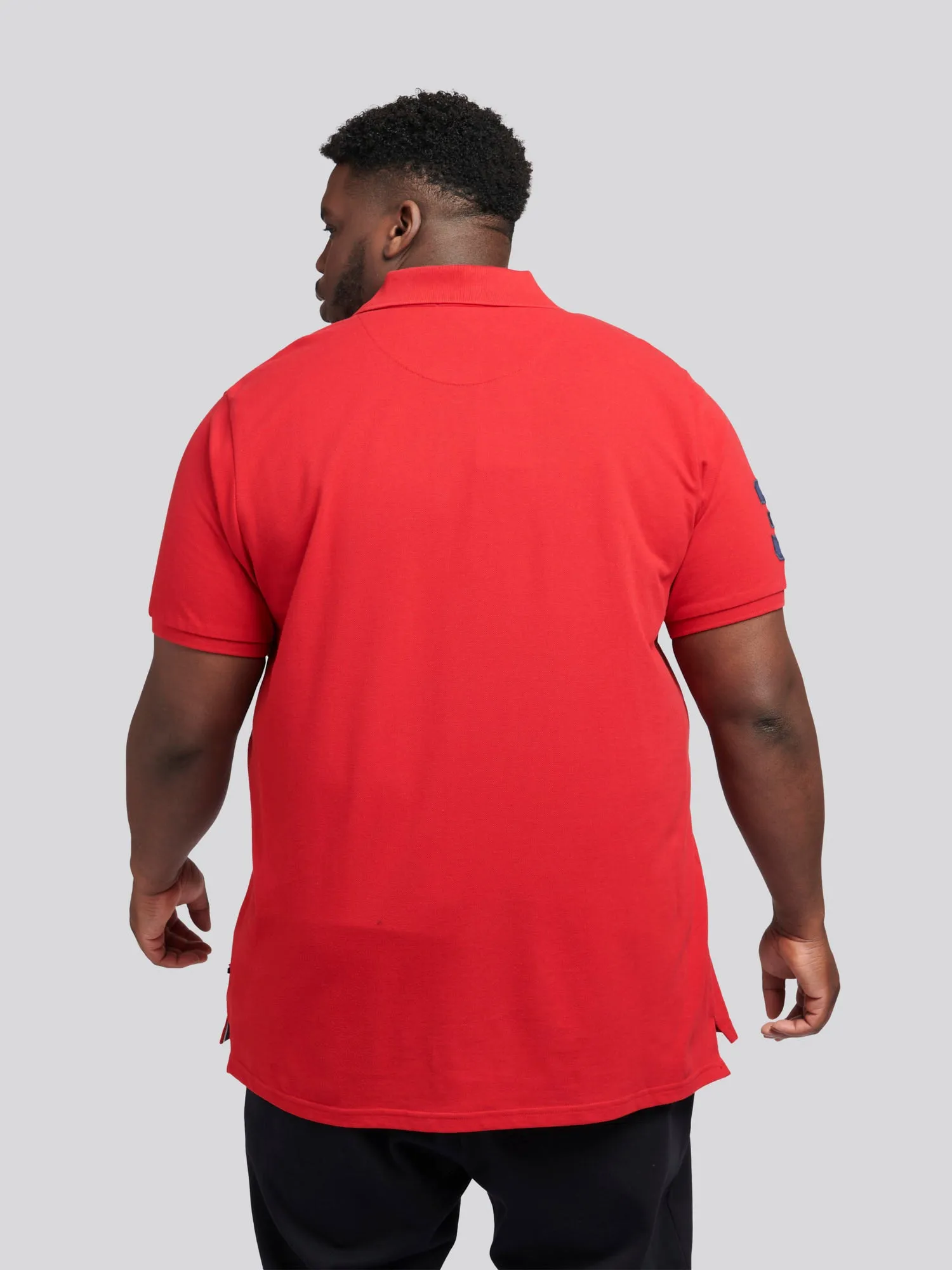 Mens Big & Tall Player 3 Polo Shirt in Haute Red