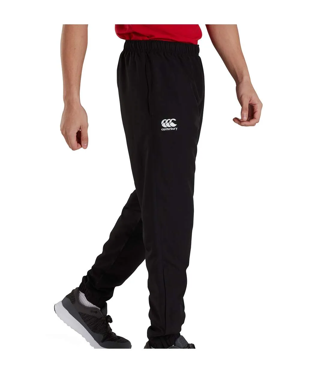 Mens club tracksuit bottoms black Canterbury