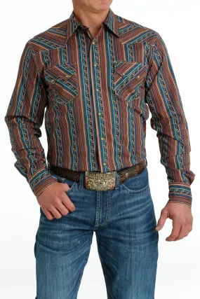 MEN'S MODERN FIT SNAP WESTERN SHIRT - MULTI