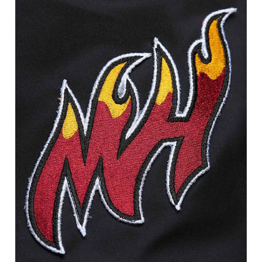 Miami Heat Vintage Logo Lightweight Satin Jacket