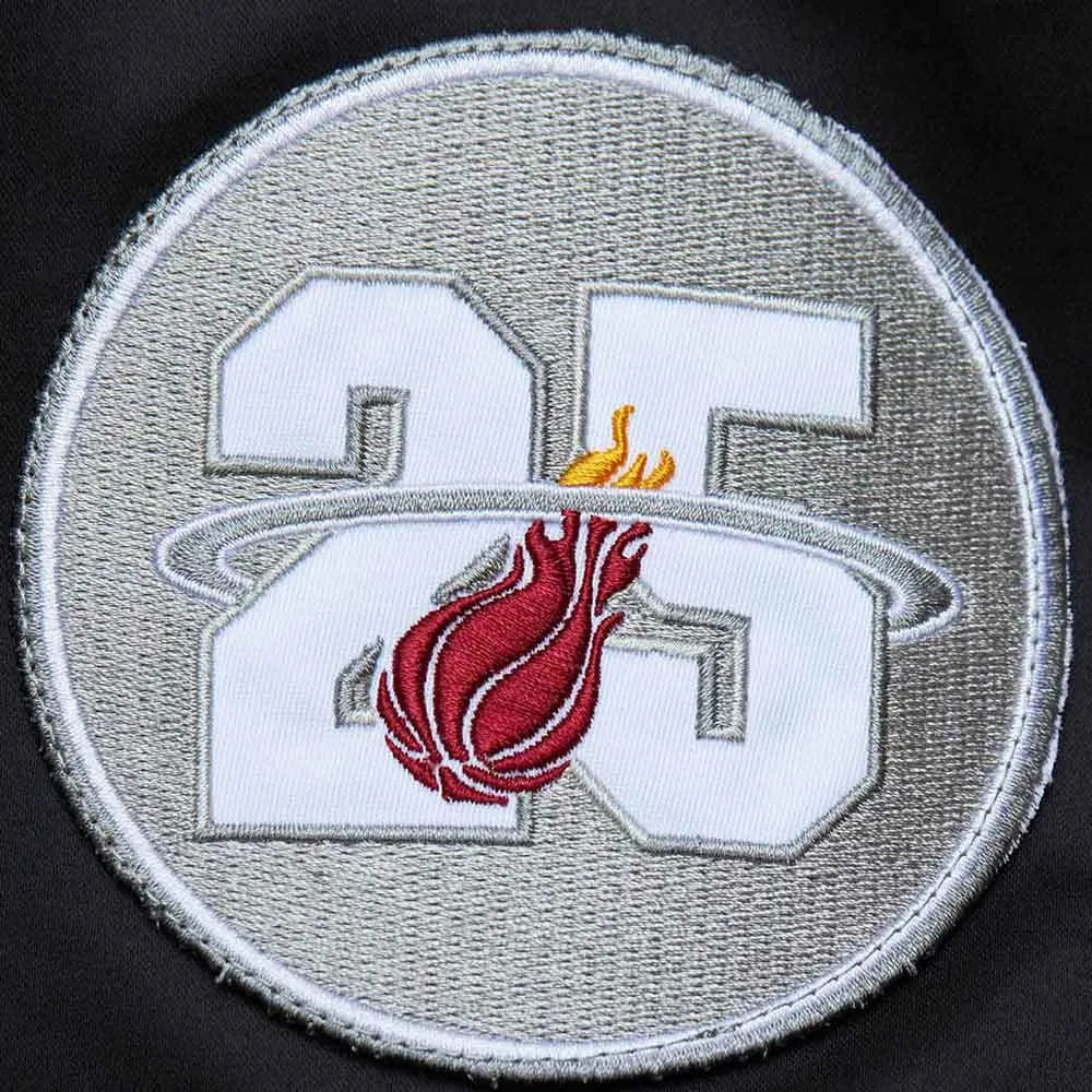 Miami Heat Vintage Logo Lightweight Satin Jacket