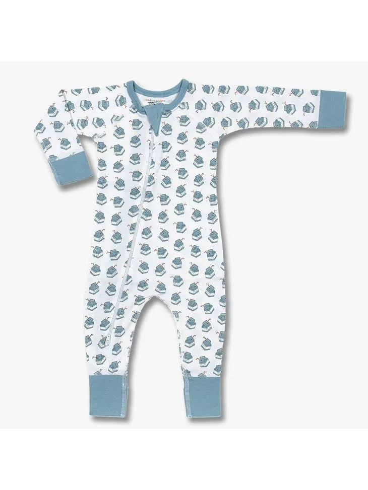 Milk Baby Zip Romper