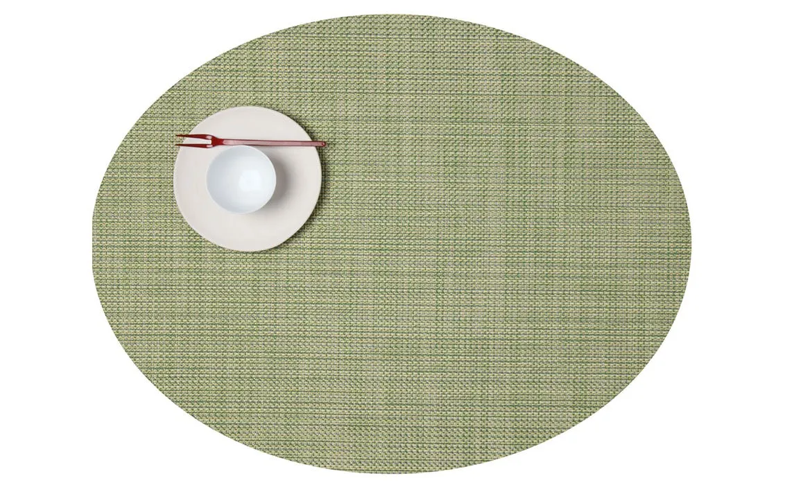 Mini Basketweave Oval Tablemat