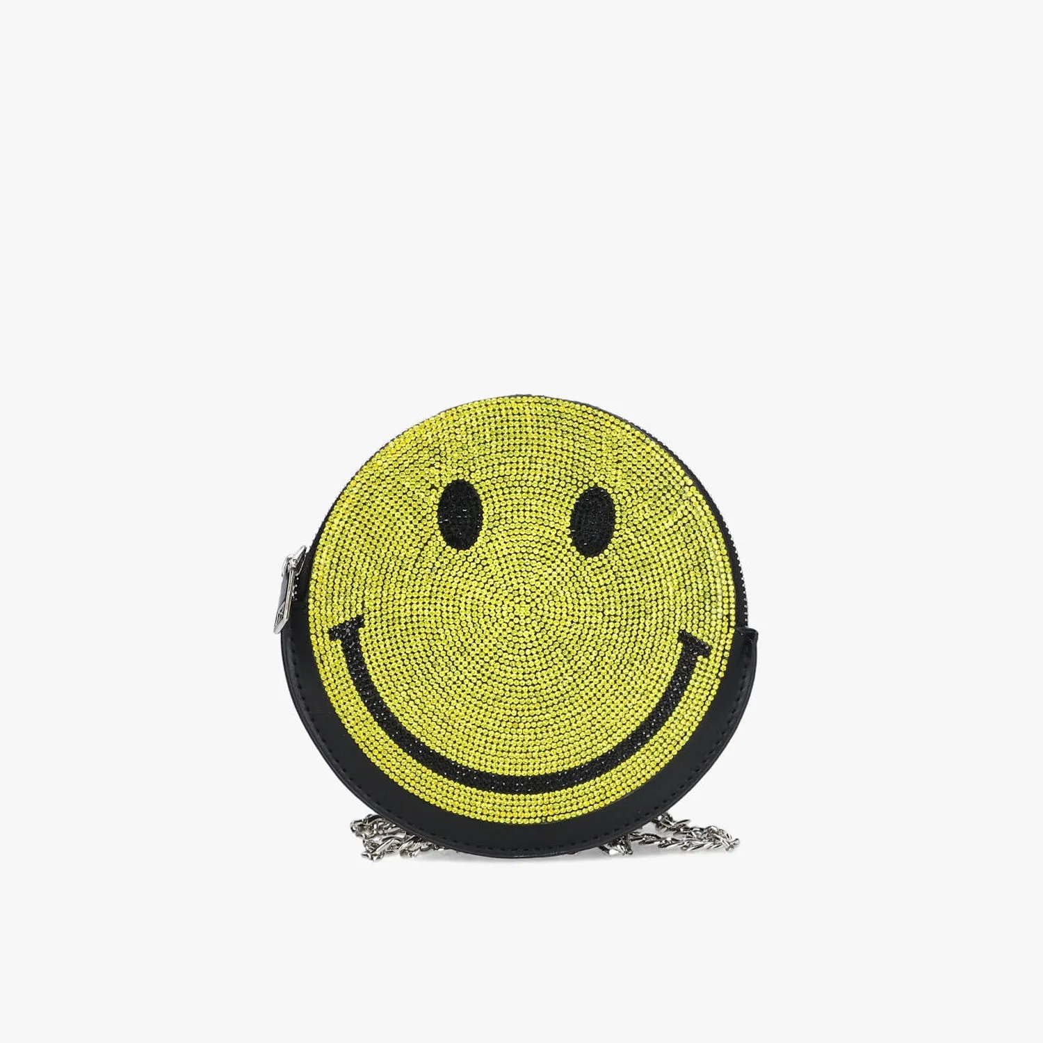 Mini bolsa Happy face amarilla