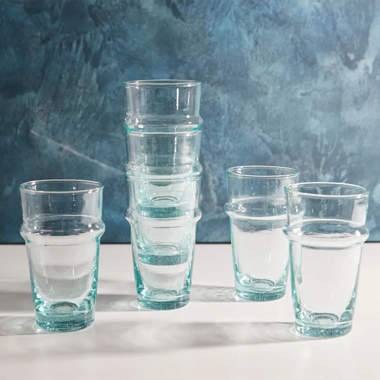 Moroccan Beldi Glassware - Set of 6