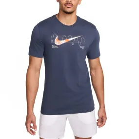 Nike Dri-FIT Graphic Maglietta  Thunder Blue