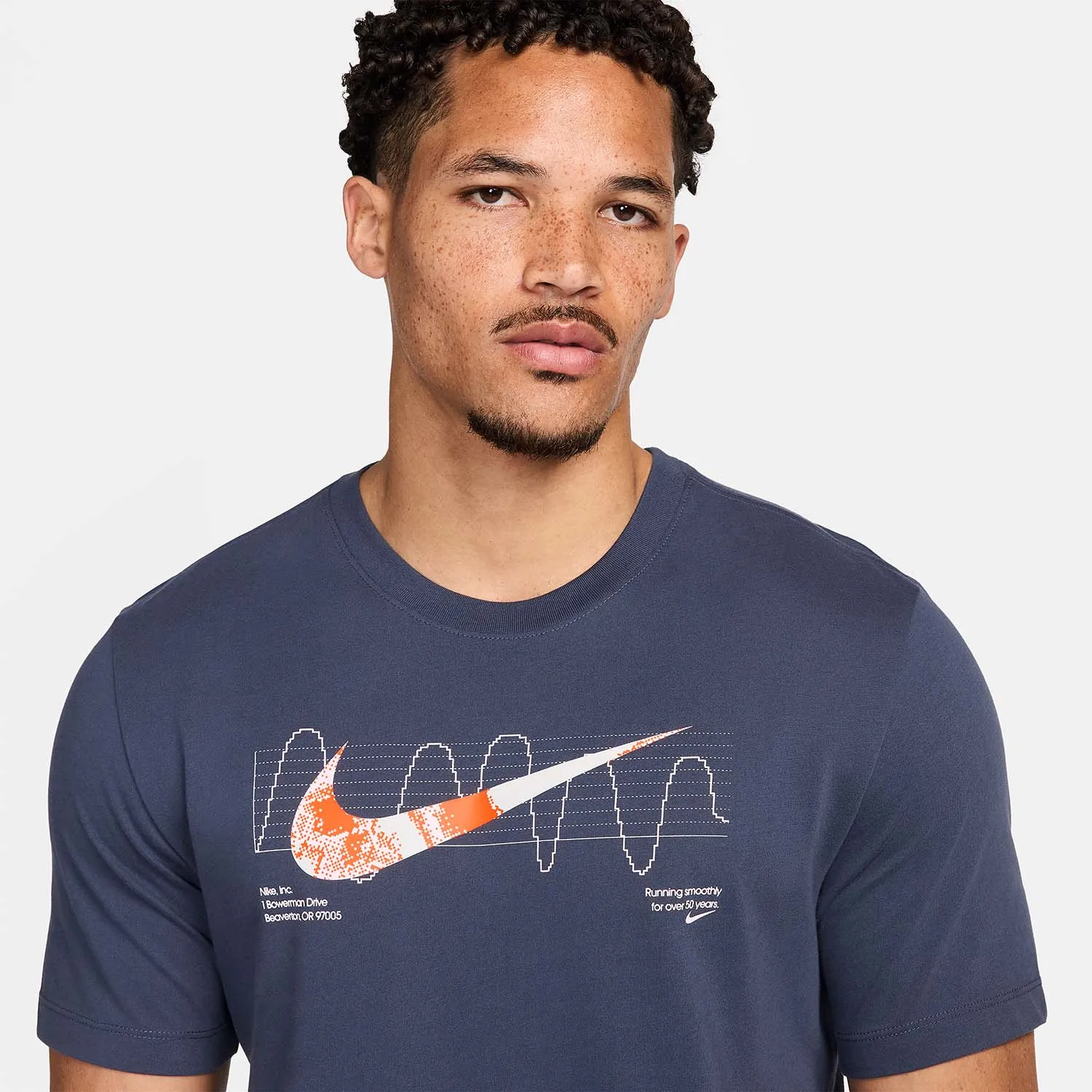 Nike Dri-FIT Graphic Maglietta  Thunder Blue