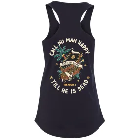 No Man Happy Women's Racerback Tank