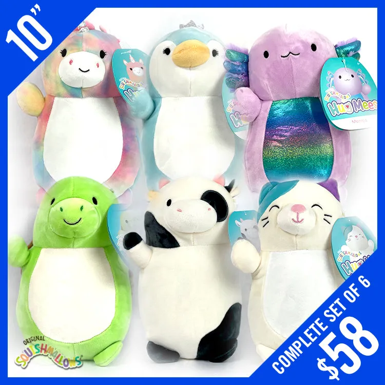 Original Squishmallows! Hug Mees (Set of 6) 10