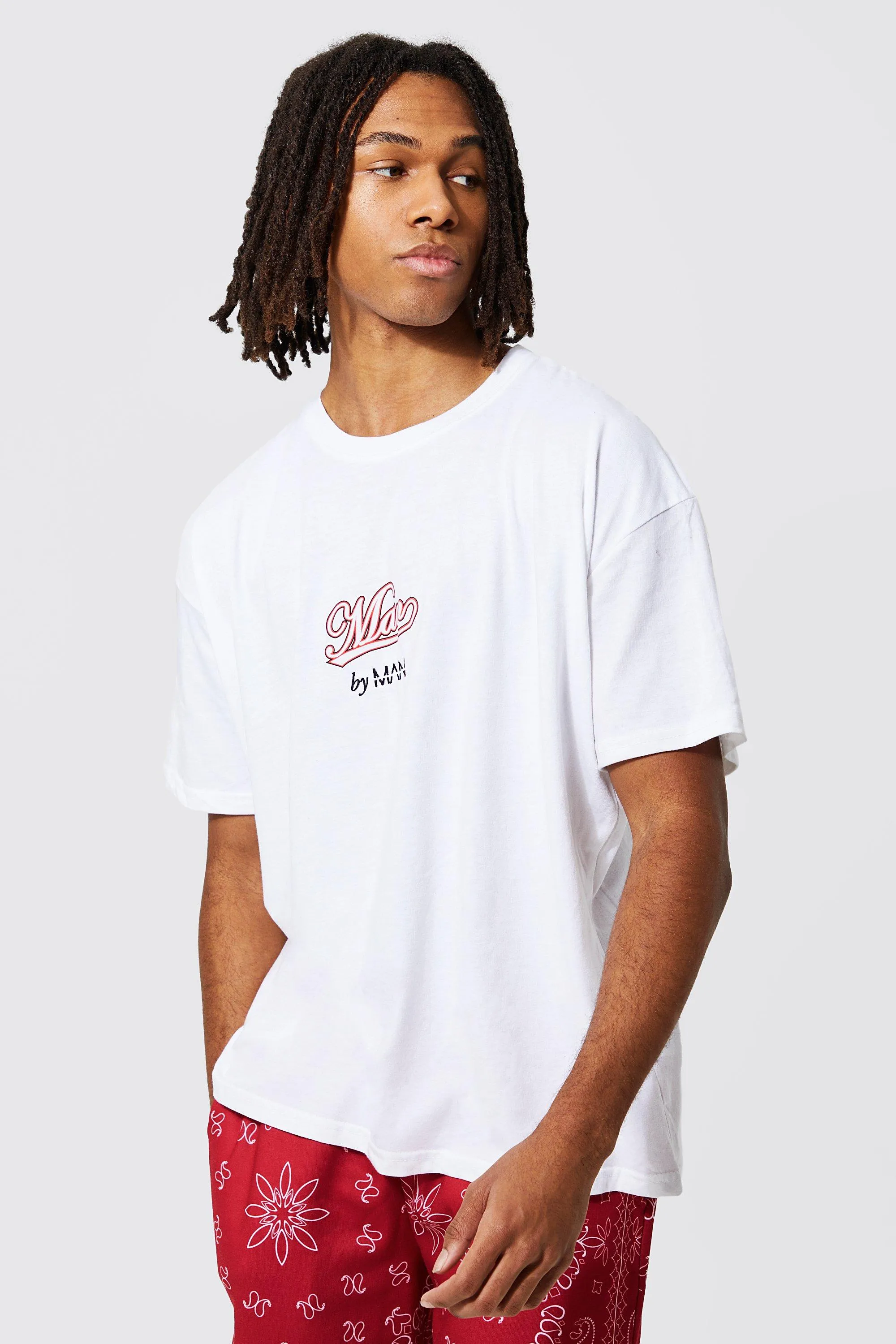 Oversized Man Varsity Logo T-shirt