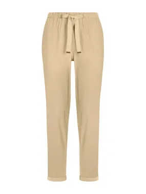 Pantalone Jogger con tasche in Super Fresh - Irish Cream