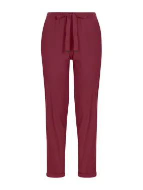 Pantalone Jogger con tasche in Super Fresh - Tibetan Red