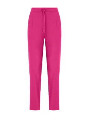 Pantalone Jogger in tessuto Compact - Fuchsia Purple