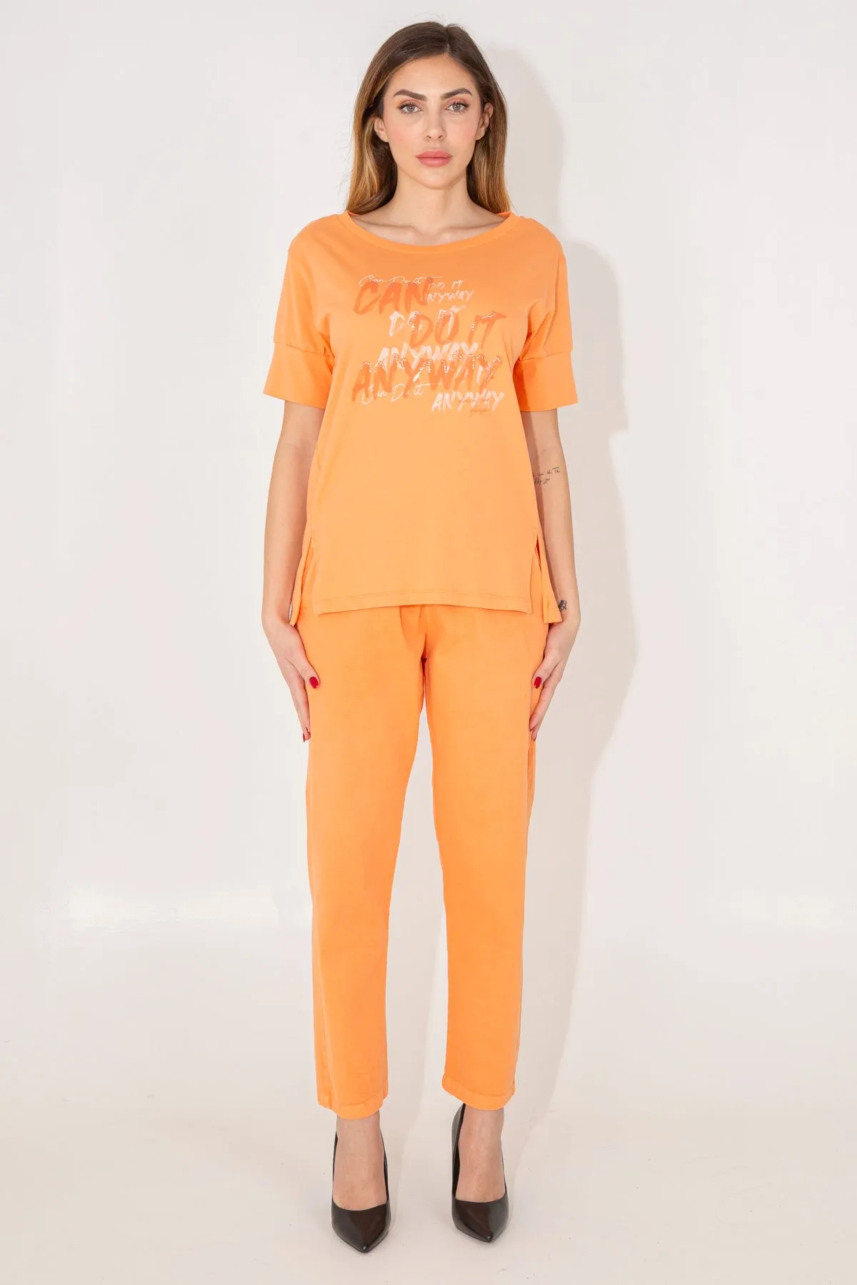 Pantaloni carrot fit