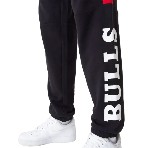 Pantaloni Tuta Chicago Bulls NBA Colour Block Neri