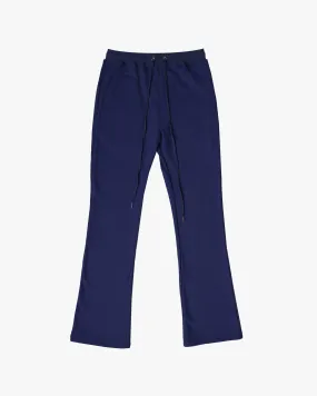 PERFECT FLARE SWEATPANTS-NAVY