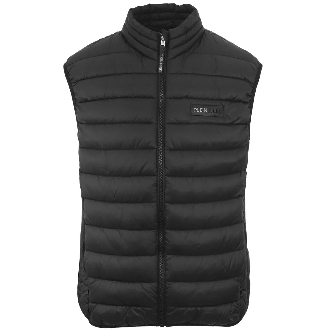 Plein Sport Mens UPPS102P 99 Gilet Black