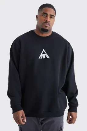 Plus Man Basic Sweatshirt | boohooMAN UK