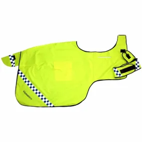 Polite Winter Wraparound Reflective Exercise Rug Yellow | Ingatestone Saddlery