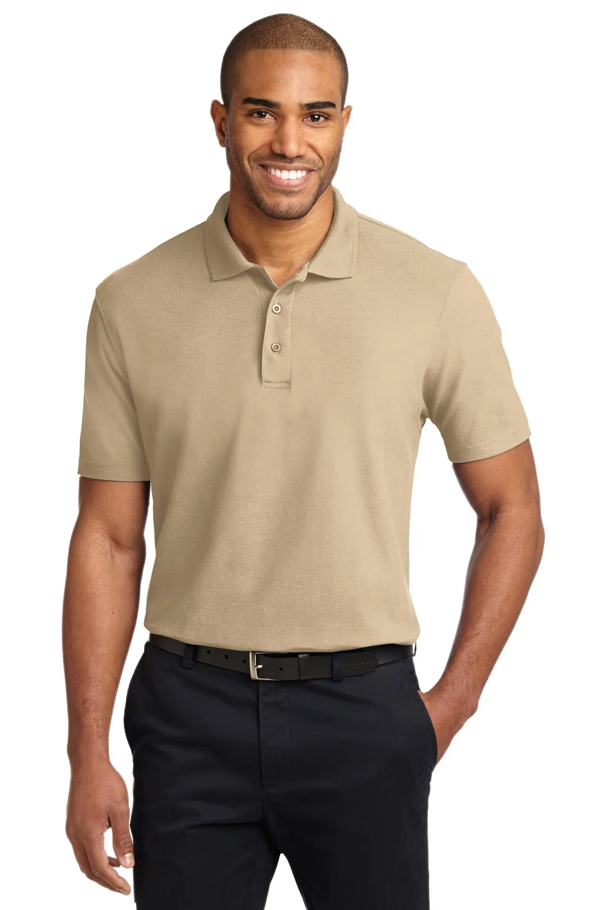 Port Authority Tall Stain-Resistant Polo TLK510 Stone