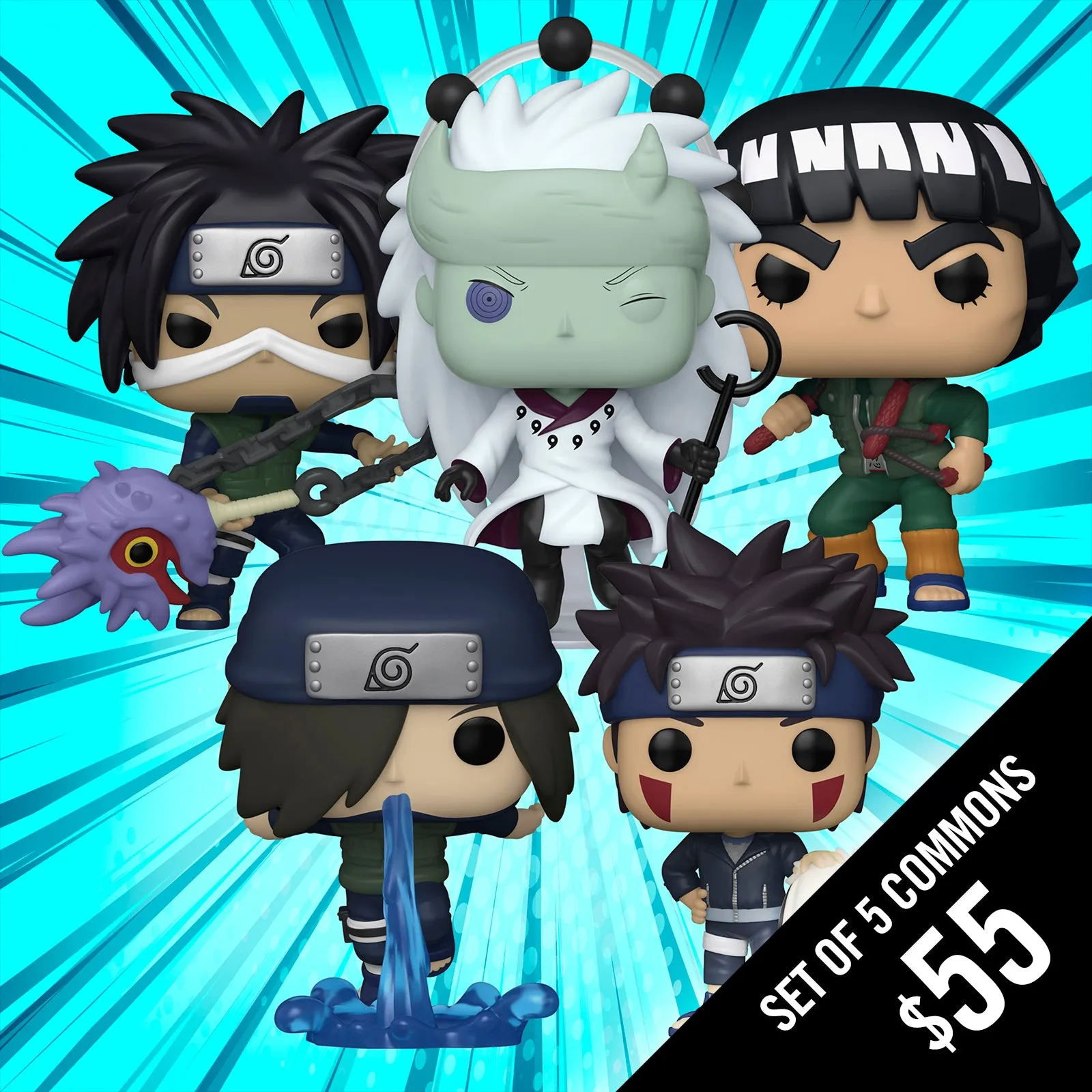 Pre-Order: Funko Pop! Naruto Shippuden S9 (Set of 5 Commons)