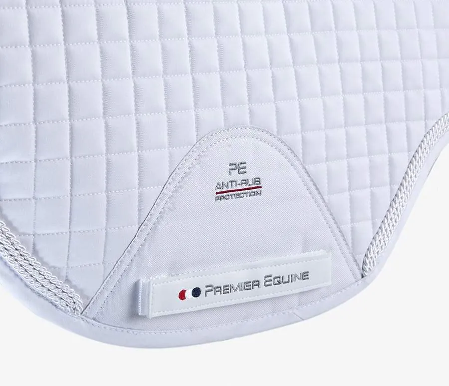 Premier Equine Close Contact Merino Wool European Saddle Pad - GP/Jump Square | Elite Saddlery