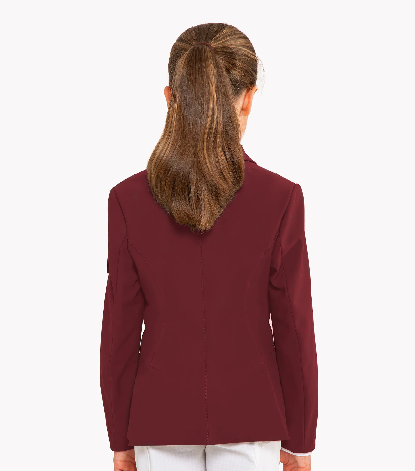 Premier Equine Hagen Junior Competition Jacket in Wine | Elite Saddlery