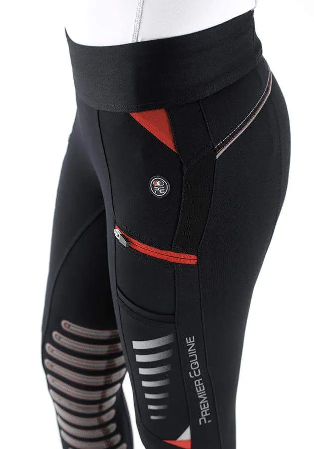 Premier Equine Rexa Ladies Gel Knee Pull On Riding Tights | Elite Saddlery