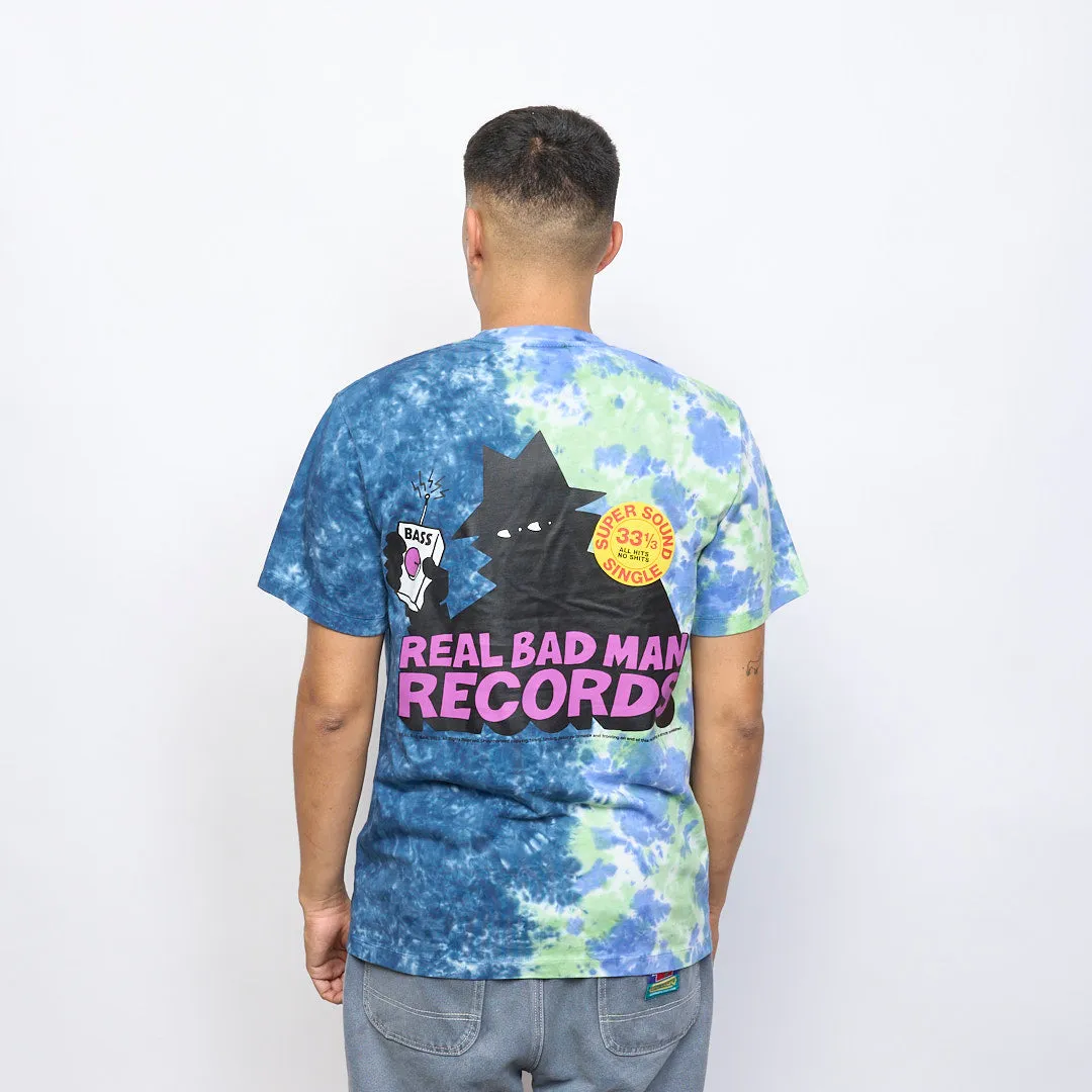 Real Bad Man - RBM Records SS Tee (Blue Coral)