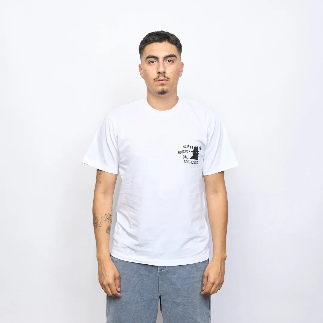 Real Bad Man - Space Bass SS Tee (White)