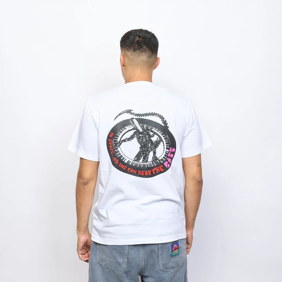 Real Bad Man - Space Bass SS Tee (White)