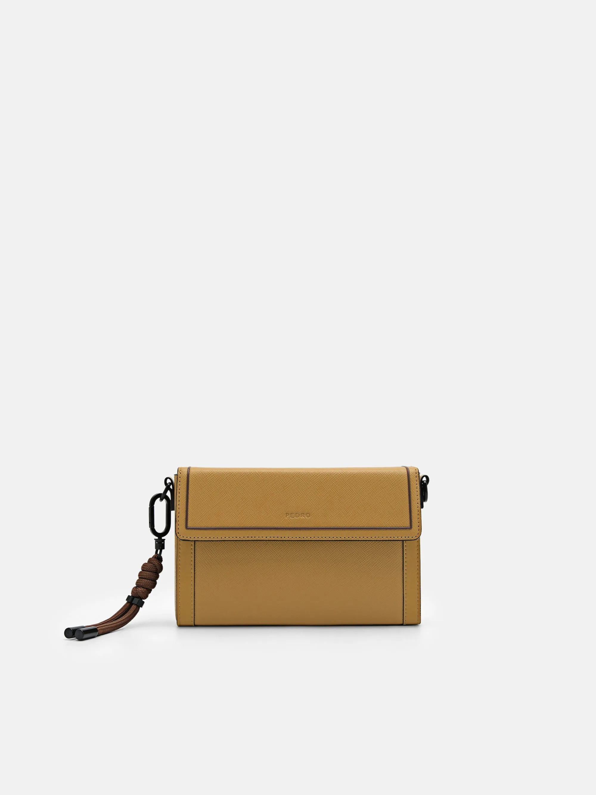 Saffiano Leather Mini Sling Bag