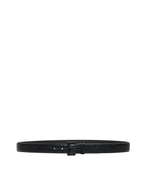 Saint Laurent Monogram Logo Plaque Belt