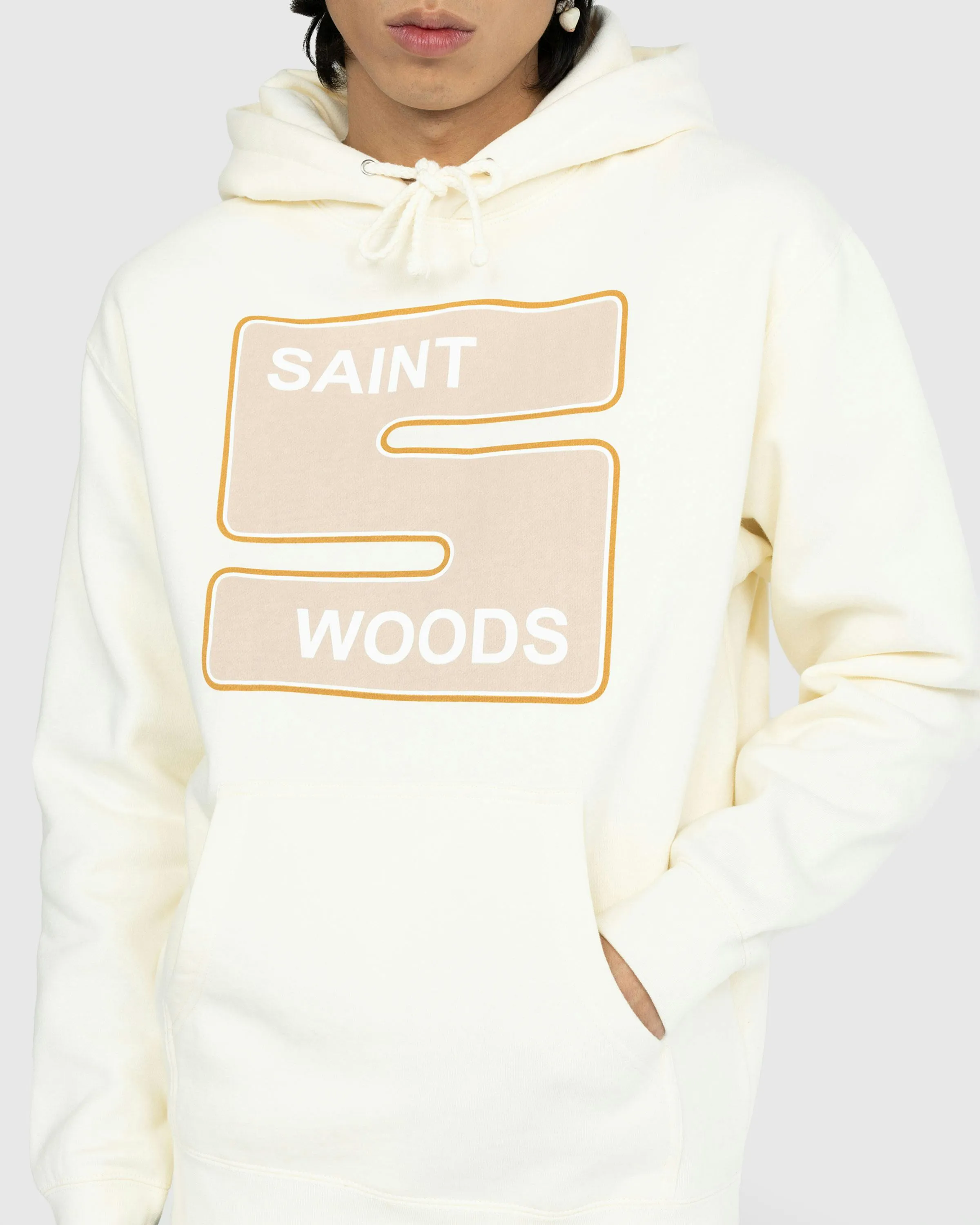 Saintwoods – You Go Hoodie Natural | Highsnobiety Shop