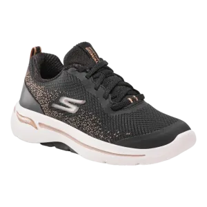 Scarpe sportive da donna go walk arch fit - flying stars nero Cod: 124486